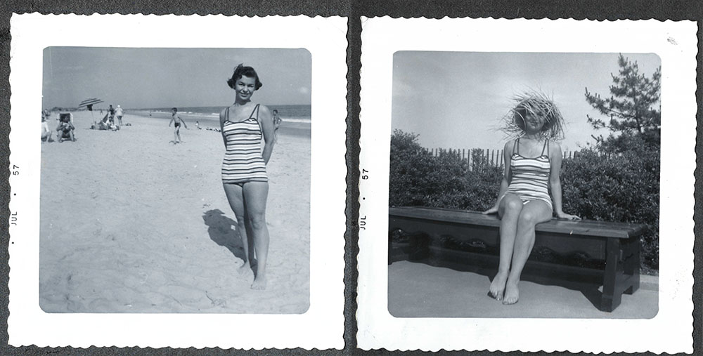 Mom at the beach